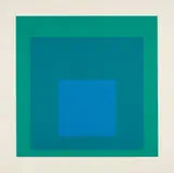 Josef Albers, SP XII, 1967, Farbserigrafie auf Karton