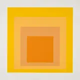 SP IV by Josef Albers, 1967, Farbserigrafie auf Karton, sold Mar 2025