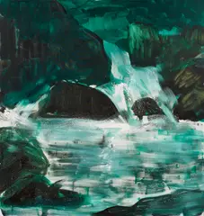 Herbert Brandl, Ohne Titel, 2015, Öl auf Leinwand