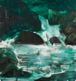 Herbert Brandl, Ohne Titel, 2015, Öl auf Leinwand