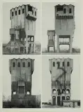 Bernd und Hilla Becher, Kokskohlenturm (Grube Eschweiler Reserve), Offset auf beschichtetem Offsetkarton