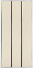 Pink with Chrom by Tadaaki Kuwayama, 1968, Acryl auf Leinwand, 3-teilig, sold Nov 2024