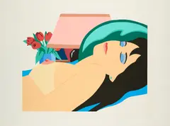Tom Wesselmann, Cynthia Nude, 1981, Farbserigrafie auf ARCHES 88 FRANCE (Wasserzeichen)