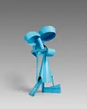 Thomas Kiesewetter, Ohne Titel (Kleeblatt), 2016, Blech, farbig gefasst, vernietet, verschraubt und geschweißt