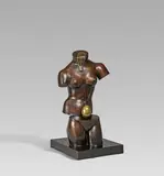Venus Spaciale by Salvador Dalí, 1984, Bronze, dunkelbraun und gold patiniert, sold Nov 2024