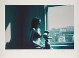 Indian Summer by Gottfried Helnwein, print; framed, sold Oct 2024