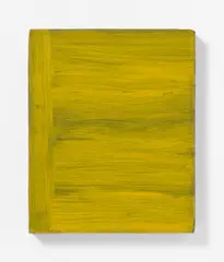 Günther Förg, Landschaft 1976, 1976/1985, Acryl auf Blei, über Holz