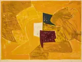 Serge Poliakoff, Composition orange, 1956, Farblithografie auf Arches (Wasserzeichen)