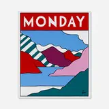 Piet Parra, Monday, 2018, enamel on metal