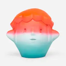 En Iwamura, Pinecone Boy: Sunset, 2021, painted cast vinyl