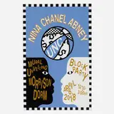 Nina Chanel Abney, UNC Mural Unveiling, 2018, screenprint in colors