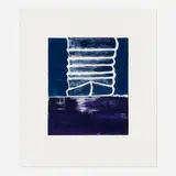 Katherine Bradford, Night Ship IV, 2008, monotype in colors