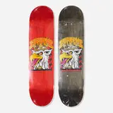 Sean Cliver X Supreme, Eagle skateboard decks (Red and Black), pair, 2012, screenprint on 7-ply maple