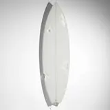 Daniel Arsham X HaydenShapes, Eroded Surfboard, 2021, resin, fiberglass, quartz crystals and selenite surfboard