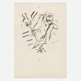 Willem de Kooning, Untitled, c. 1972, lithograph