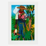 Romare Bearden, The Lantern, 1979, lithograph in colors