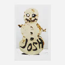 Josh Smith, Snowman, 2013, archival pigment print