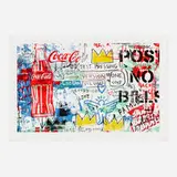 Thierry Guetta, No Posts, No Bills, 2020, screenprint in colors on Archival