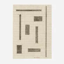 Carl Andre, Untitled, 1967, offset lithograph
