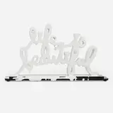 Thierry Guetta, Life is Beautiful (Dipped White), 2020, acrylic dipped cast resin