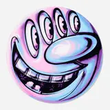 Kenny Scharf, Looky, 2021, screenprint in colors on Mohawk Superfine