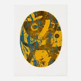 Sam Gilliam, New Bridge, 2004, etching, screenprint and relief in colors