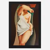 Tamara de Lempicka, Das Modell, screenprint in colors mounted to museum board