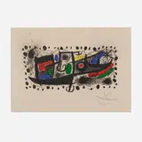 Joan Miró und Katalonien by Joan Miró, 1970, lithograph in colors, sold Sep 2022