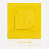 John Baldessari, Eight Colorful Inside Jobs: Yellow, 2017, Mixografia on handmade paper