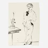 David Hockney, Celia—Amused, 1979, lithograph on Toyoshi #80