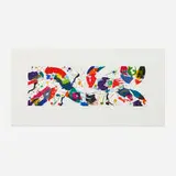Sam Francis, Untitled (SFE-114), 1994, etching and aquatint in colors