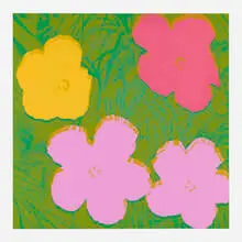Andy Warhol, Flowers, 1970, screenprint on paper