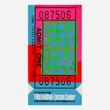 Lincoln Center Ticket by Andy Warhol, 1967, screenprint in colors, sold Sep 2022