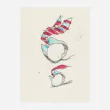 Claes Oldenburg, Rolling Collar and Tie, 1995, lithograph in colors on Somerset