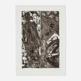 Jasper Johns, Summer (from the Poems by Wallace Stevens portfolio), 1985, etching with aquatint on T. Edmunds