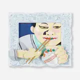 Red Grooms, Peking Duck, 1979, three-dimensional screenprint, pochoir, and rubber stamp in colors on wood