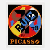 Robert Indiana, Picasso (from the American Dream portfolio), 1997, screenprint in colors