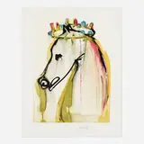 Caligula (from the Dalinean Horses suite) by Salvador Dalí, lithograph in colors with embossing on BFK Rives, sold Sep 2022