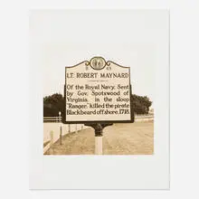 Matthew Benedict, Ocracoke, sepia toned gelatin silver print