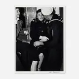 Louis Clyde Stoumen, Sailor and Girl on Subway, gelatin silver print