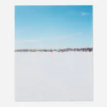 Catherine Opie, Untitled Ice Houses (from the Exit Art: Two O O One portfolio), 2001, C-print