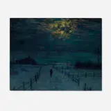 L. Birge Harrison, A Snowy Evening, c. 1900, oil on canvas