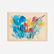 Alma Thomas, Untitled (from the My Garden series), 1969, watercolor on paper