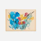 Alma Thomas, Untitled (from the My Garden series), 1969, watercolor on paper