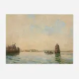 William Langson Lathrop, Oyster Bay, 1933, oil on canvas