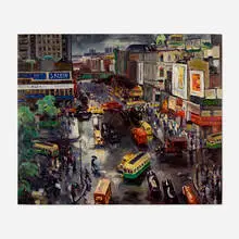 Lawrence Nelson Wilbur, Union Square, 1938, oil on canvas