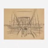 John Marin, Study for Brooklyn Bridge