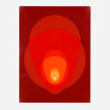 Clarence Carter, Untitled, 1975, acrylic on Scintilla