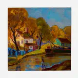 Fern Coppedge, Autumn, oil on canvas