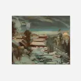 Frits Thaulow, Untitled, oil on board